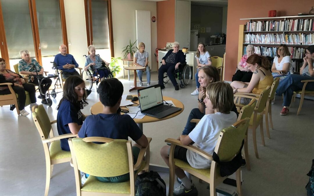 Atelier Webradio intergénérationel: un levier de solidarité entre générations